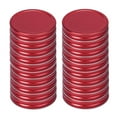 thumbnail image 7 of 20 Pack Metal Mason Jar Lids Wide Mouth Mason Canning Jars Top Food Storage Caps Red, 7 of 7
