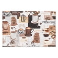 thumbnail image 2 of Coffee Beans Latte Chocolate Rustic Place Mats Durable Placemats for Indoor Kitchen Dining Cute Funny Dining Table Mats, 2 of 6