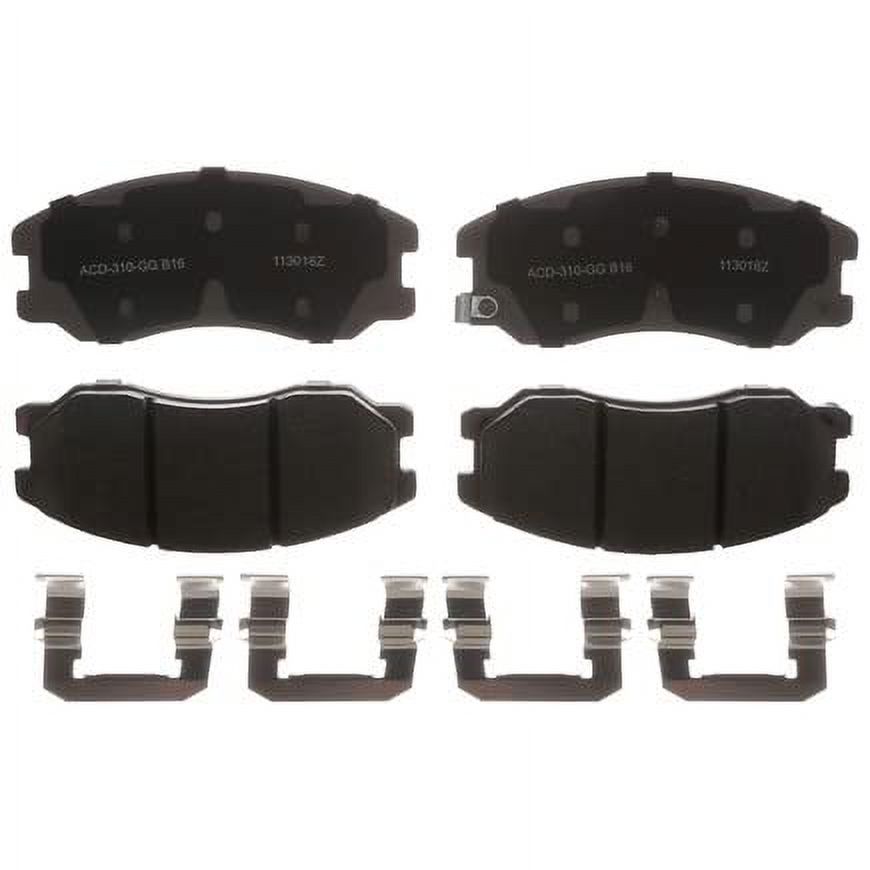 Disc Brake Pad Set Fits select: 2008-2010 SATURN VUE, 2007-2009 CHEVROLET EQUINOX