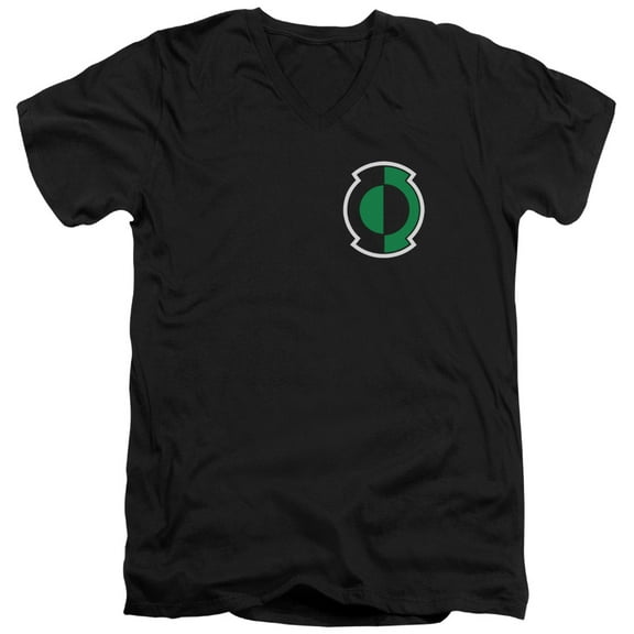 Green Lantern - Kyle Logo - Slim Fit V Neck Shirt - Large