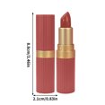 thumbnail image 3 of QunYou 5-color Chocolate Stick Lipstick Color Makeup Pearl Matt Not Easy To Fade Foggy Lipstick, 3 of 5