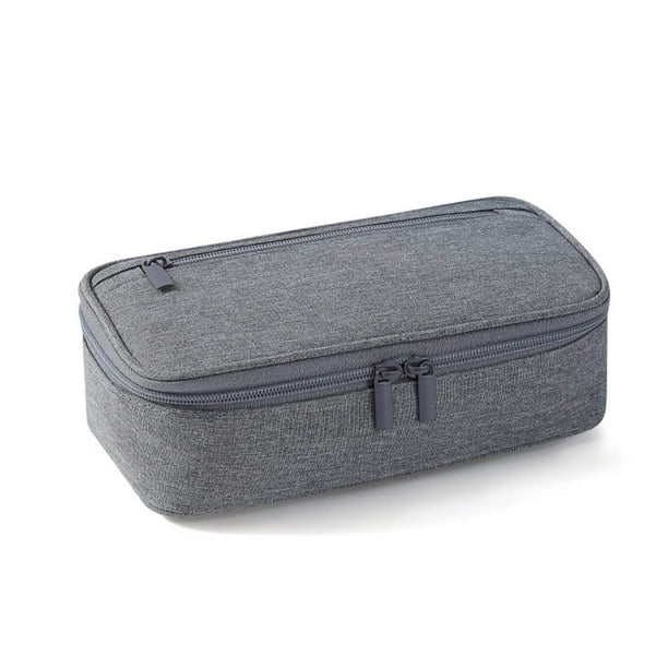 Estuche para lápices para estudiantes | Estuche de lona de gran capacidad para bolígrafos | Organizador de útiles escolares para adolescentes y adultos