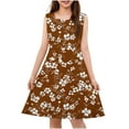 thumbnail image 1 of LOVZFMLL Robe Douce en Maille Imprimée pour Filles Manches Courtes Col Rond, 1 of 2