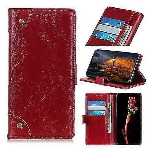 For Samsung Galaxy S23 FE 5G Copper Buckle Nappa Texture Leather Phone Case