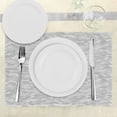 thumbnail image 3 of Ambesonne Modern Place Mats Set of 4, Game Like Pattern, Standard Size, White, 3 of 6