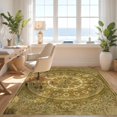 thumbnail image 3 of Design&I 6'x9' Ultra Soft Area Rug, Boho Decorative Concentric Petal Motif Faded Large Mediterranean None Fluffy Washable Non Shedding for Guest Room Bedroom Living Room, 3 of 7