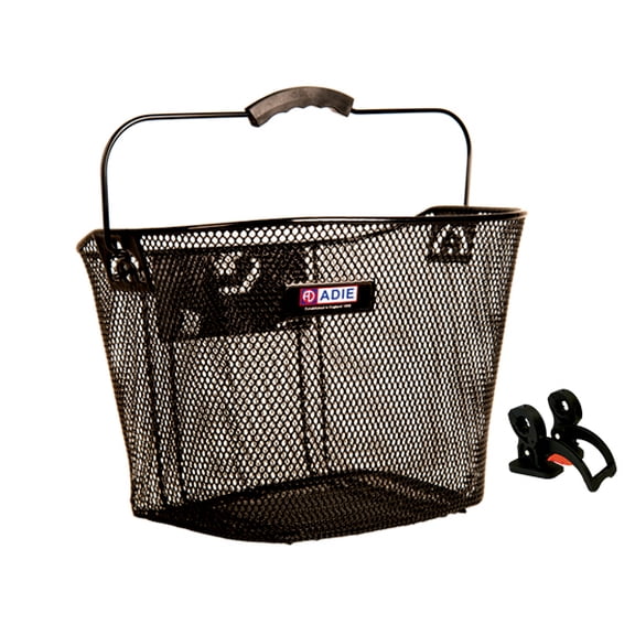 Adie Mesh Basket in Black, Includes Snap Fit Bracket