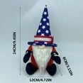thumbnail image 3 of Utoimkio 4th of July Gnome Plush Doll Decoration Patriotic Gnomes Decoration for Memorial Independence Day,Handmade Swedish Tomte Gnomes Table Ornaments Gift for Home Office Decor, 3 of 4