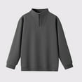 thumbnail image 2 of hotojiny Plus Size Sweatshirts for Women Warm Quarter Zipper Cotton Pullover Fall Fashion Outfits Clothes for Workout Athletic Running, 2 of 5