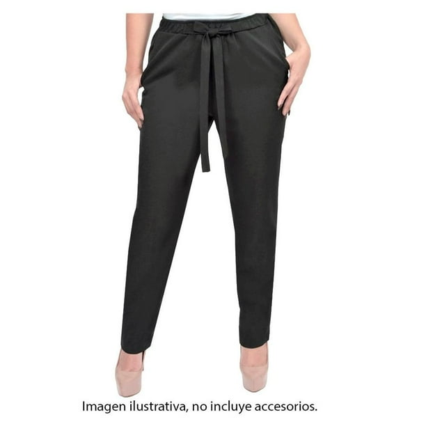 Pantalón George Talla M Bolsas y Elástico Negro