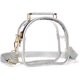 thumbnail image 1 of Bolso transparente para mujer, bolso transparente aprobado por el estadio, bolso transparente transparente (plata) WD.WDQZL Hogar, 1 of 7