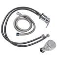 thumbnail image 1 of Shampoo Bed Faucet Sprayer Set, Sealing Hot Cold Water Control Shampoo Chair Faucet Sprayer  Plating  For Beauty Salon Barbershop, 1 of 8