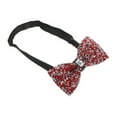 thumbnail image 5 of OULII Rhinestone Pre Tied Bow Tie for Men's Elegant Accessory for Weddings and Formal Events Size 4.5"x2.5", 5 of 8