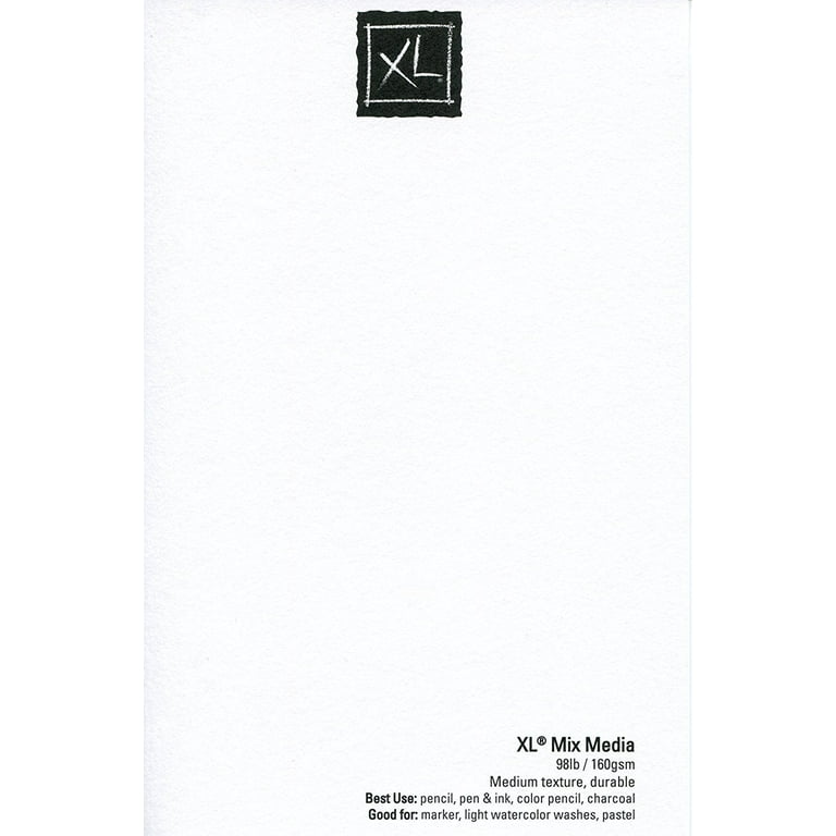 Canson 100510927 XL Series Mix Paper Pad, 98 Pound, 9 X 12 Inch