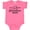 Hot Pink, variant on Inktastic Let the Adventure Begin with Camping Tent and Mountains Boys or Girls Baby Bodysuit