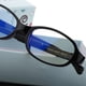 thumbnail image 4 of Gafas con montura de silicona TR para niños que bloquean la luz Negro, 4 of 9