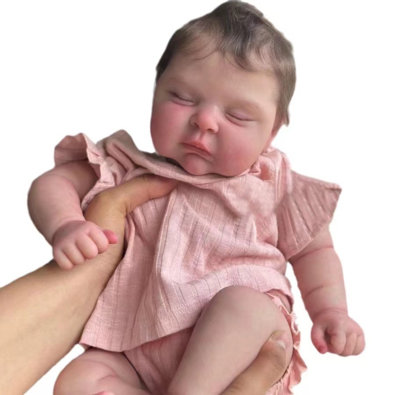 50CM Lifelike Reborn Baby Doll  Peaches Rebirth Doll Simulation Baby 3D Skin, Cotton Body