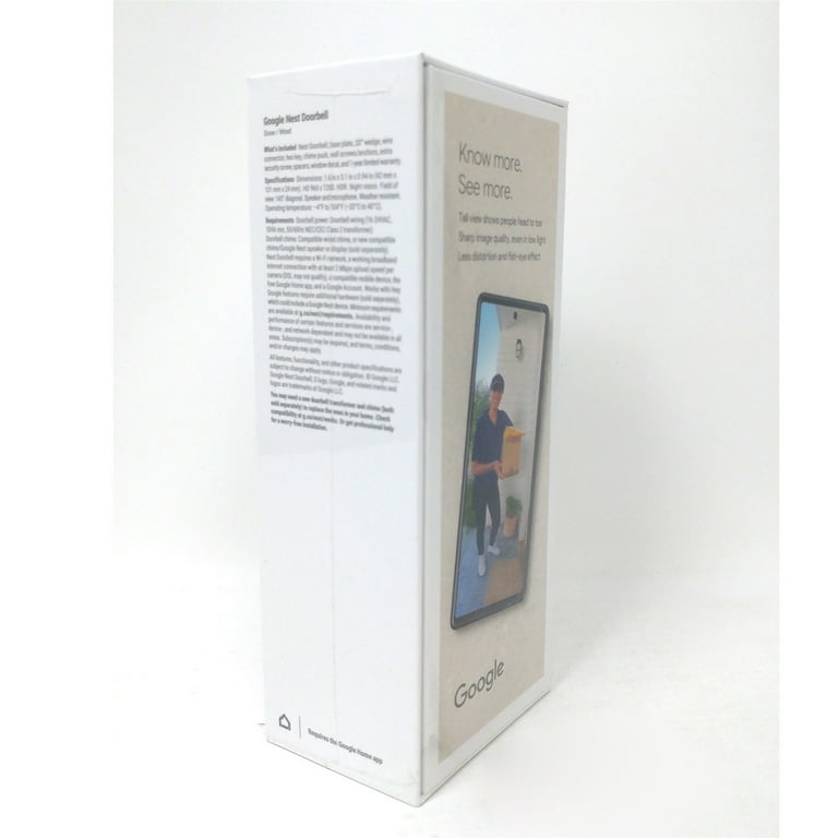 【新品未開封】Google nest doorbell Amazon.com: Google Nest Doorbell (Wired) - Formerly Nest
