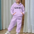 thumbnail image 6 of WOYY Big Girls Sweat Suit -Lined Hoodie Pants Casual Active Outfits, Sizes 10-11, 6 of 6