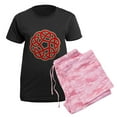 thumbnail image 5 of CafePress - Celtic Christmas Knot Women's Dark Pajamas - Women's Short Sleeve Print T-Shirt and Pants Dark Cotton Pajama Set, 5 of 7