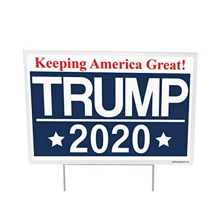 Trump For President 2020 Outdoor Yard Sign - 18x24 - Imagine This Company