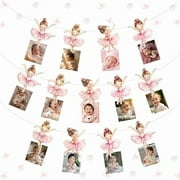 Ballerina 1st Birthday Party Decorations - Monthly Photo Banner, Newborn to 12 Months Photo Display, Ballet Dancing Dancer First Birthday Party Decorations