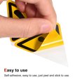 thumbnail image 4 of Uxcell Triangle Caution Warning Sign Self Adhesive 50mm/1.95inch 2Pcs, 4 of 4
