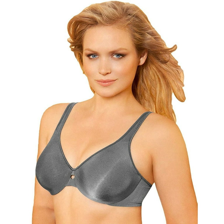 Lilyette by Plunge Into Comfort Keyhole Minimizer Bra,Silver  Lining,36D,2PACK Pack of 2 