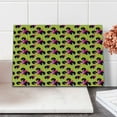thumbnail image 2 of Disco Party Cutting Board, Retro 80s Theme Girls with Black Curly Afro Hair and Polka Dots Funky Pop Art, Decorative Tempered Glass Cutting and Serving Board, Small Size, Multicolor, by Ambesonne, 2 of 5