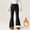 Black, variant on Tdoqot Girls Leggings Fleece Lined- Stretch Warm High Waist Casual Flare Winter Dance Pants Black Size 4-14