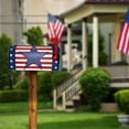 thumbnail image 5 of WMGHA 4th of July America Patriotic Mailbox Covers Magnetic Standard Size 18" X 21",American Stars Stripes Mailbox Wraps Post Memorial Day Letter Box Cover for Holiday Garden Yard Decor, 5 of 5
