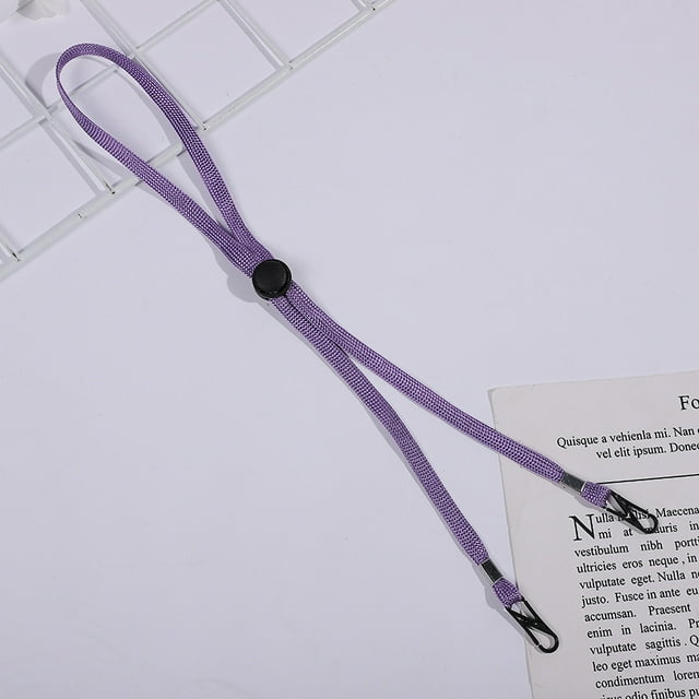 Sangles de Chapeau Coupe-Vent Sangles de Chapeau pour Corde Coupe-Vent pour Chapeau Sangle de Chapeau Réglable Flexible Amovible Menton Chapeau Cordon Anti-Perdu avec ClipsPurple