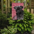 thumbnail image 2 of Carolines Treasures SC9273-FLAG-PARENT Pug Black Hearts Love and Valentines Day Portrait Flag  multicolor, 2 of 2