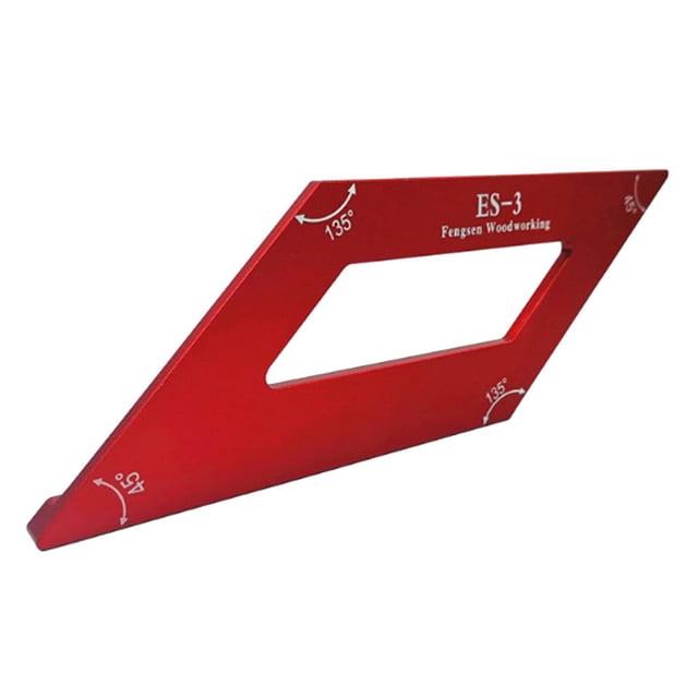 Práctica Regla De ángulo De 45 degree 135 degree De Metal Para Carpintería, Regla Para Escribir, Herramientas De Carpintero