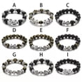 thumbnail image 5 of QQTDFG Wealth Good Luck Black Silver PiXiu Obsidian Wristband Bracelet Feng Shui-K, 5 of 9