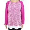 Tommy Hilfiger NEW Rose Violet Pink Women Medium M Scoop Neck Sweater