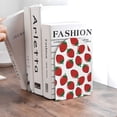 thumbnail image 6 of Naloa Hand Drawn Strawberry 2 Pcs Bookend Large Capacity Office Book Ends for Home Office Library School Study Decoration, 6 of 8