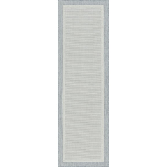 Tayse Eco Area Rug ECO1204 Transitional Gray Solid Flat 2' 7" x 9' 10" Rectangle