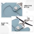thumbnail image 3 of PAMINGONO Pet Hair Memorial Keyring Sky Blue Cat Keepsake with PU Functional Key Organizer, 3 of 7
