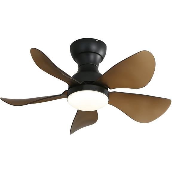 Sofucor 29" Kitchen Ceiling Fan With Light Flust Mount,Quite Reverse Airflow