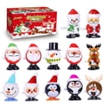 thumbnail image 1 of Guardoinrt 12 Pcs Calendrier de l'Avent Jouet de Noël Multi-Types Jouets à Remonter pour Fête de Filles, 1 of 6