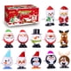 thumbnail image 1 of Injueey 12 UNIDS Calendario de Adviento Juguete ABS Navidad Múltiples Tipos Calcetín Rellenos Fácil de Limpiar Cuerda Juguetes Niños Niñas Kits de decoración para fiestas, 1 of 6