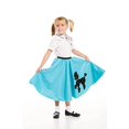 thumbnail image 2 of Jupe Caniche avec Note Musicale Foulard Turquoise par Kidcostumes, 2 of 4