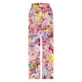 thumbnail image 4 of Kirby Pajama Pants Sleep Pants Soft Elastic Waist PJ Bottoms Lounge Pants, 4 of 7