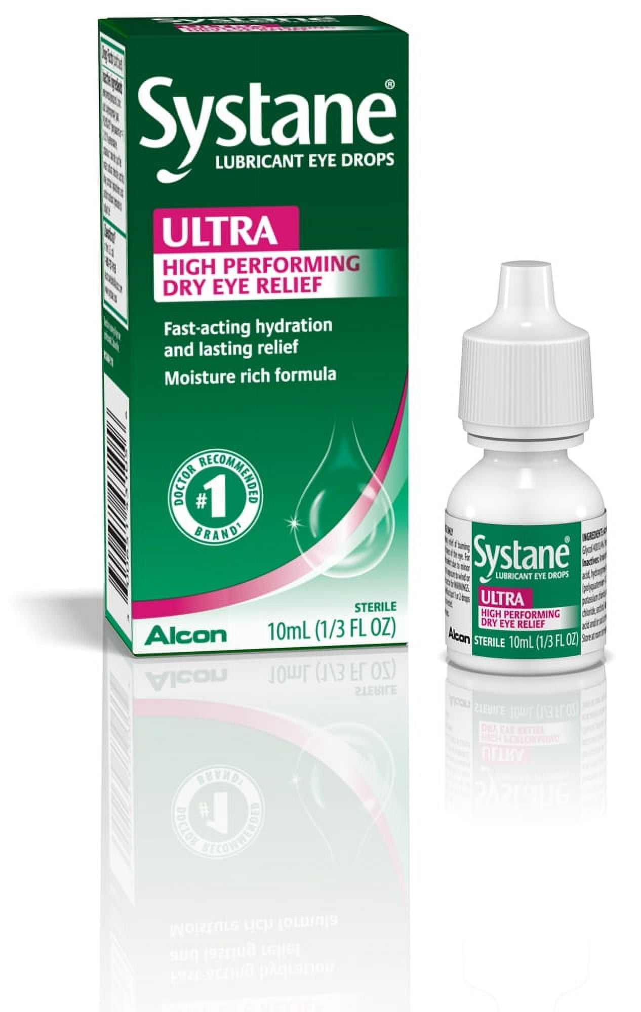 2 Pack - Systane Ultra Lubricant Eye Drops 10 mL Each