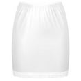 thumbnail image 3 of renvena Half Slips for Women Underskirt Short Lace Trim Above Knee Half Slip White One Size, 3 of 7