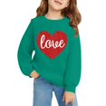 thumbnail image 5 of Coerni Oversized Sweatshirts for Girls Cotton Crewneck Long Sleeve Pullover Cute Heart Graphic Shirts Athletic Warm Trendy Clothes, 5 of 6