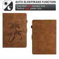 thumbnail image 4 of for Amazon Kindle Paperwhite (11th Generation) 2021 Smart Auto Sleep/Wake Cover with Pencil Holder, Tree Pattern PU Leather Card/Stylus Holder Folding Stand Anti-Scratch Cover, Brown, 4 of 6