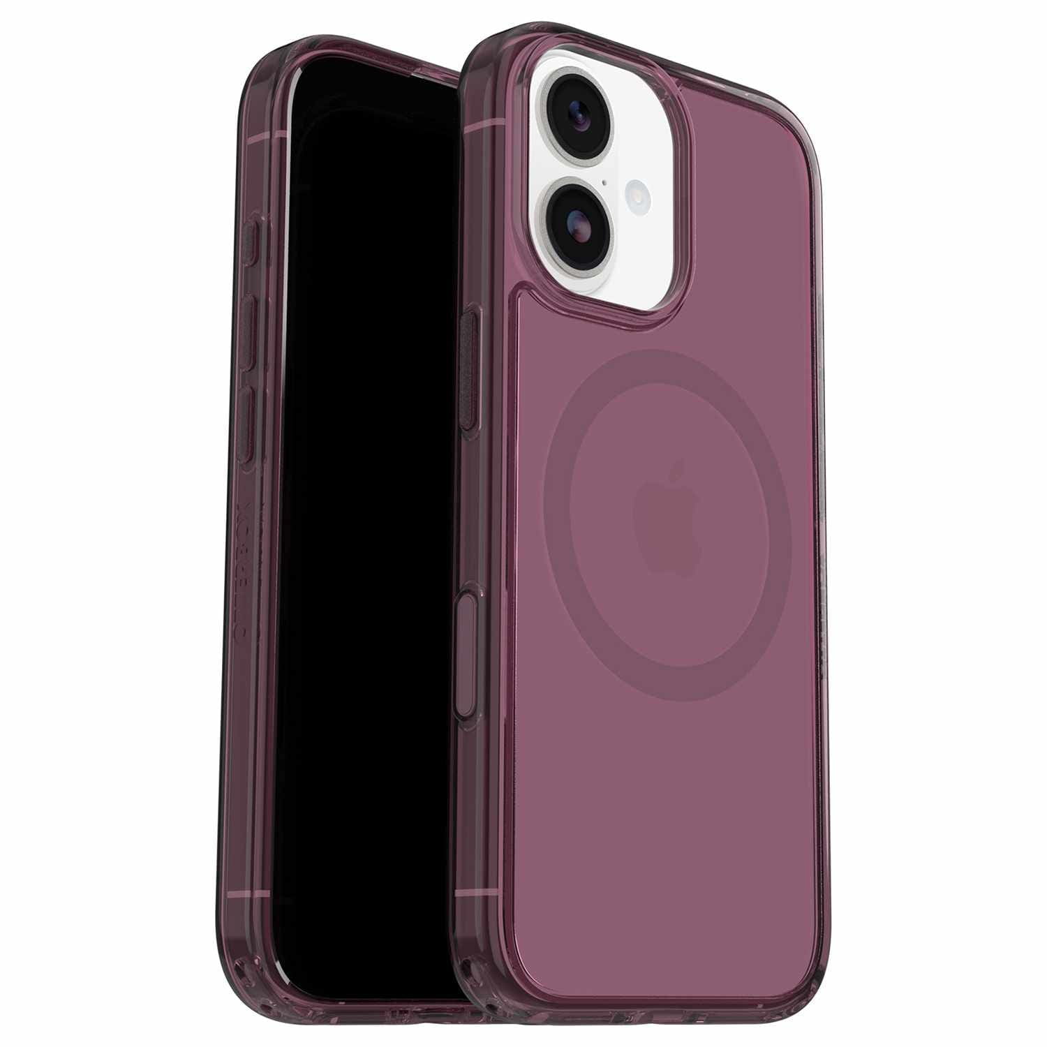 OtterBox Étui Symmetry Clear MagSafe avec Contrôle de la Caméra Rhapsody (Violet) pour iPhone 17 Pro