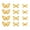 B, variant on Wdhugt 3D Butterfly Wall Stickers 12-Piece Gold Decorations For Birthdays And Events In Gold Color Laminated Paper Material 3 4 5 Inches Versatile For Home And Photo Backdrops C